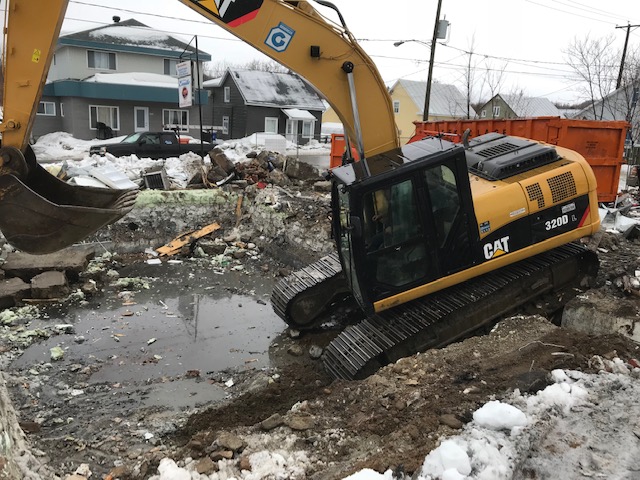 photo excavation démolition